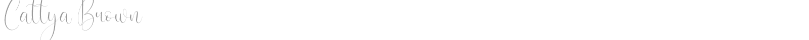Cattya Brown font preview